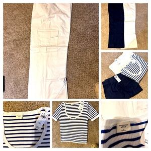Brand new Abercrombie women sweater top and pants